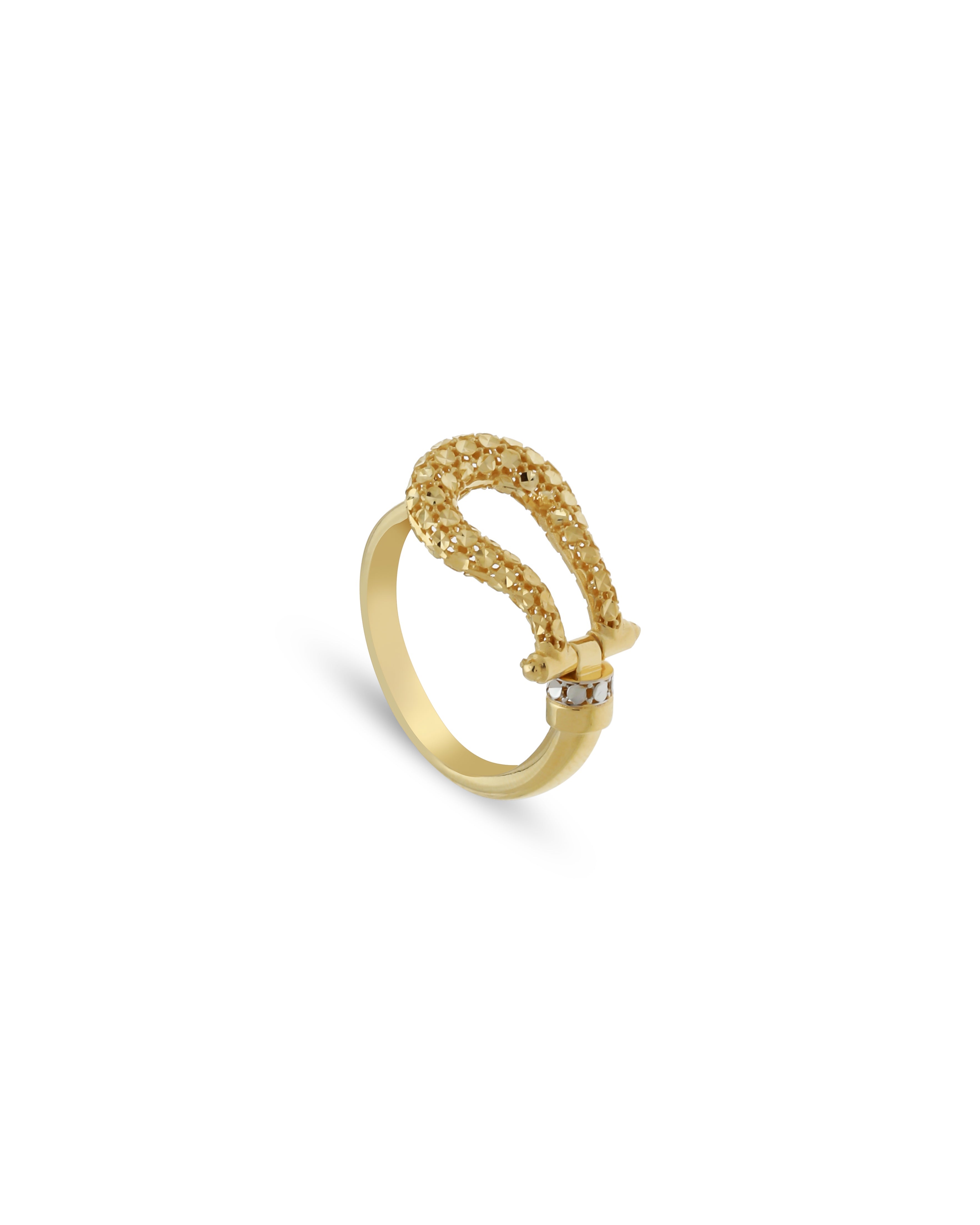 Elegant Twist Gold Ring ROKO
