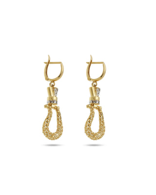 Classic Teardrop Gold Earrings ROKO