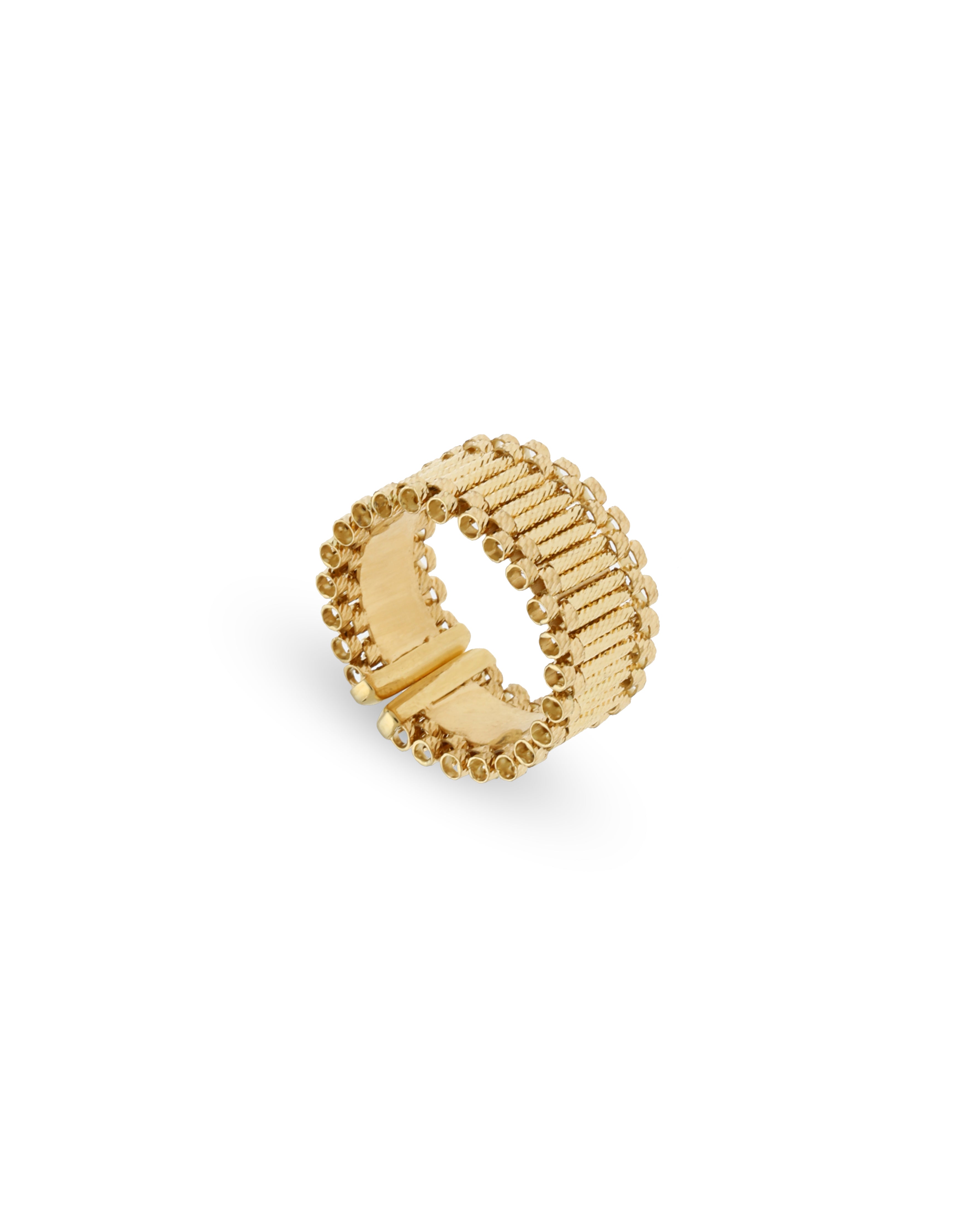 Royal Texture Band Gold Ring - ROKO  