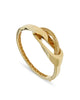 18K Gold Crossover Bracelet in Modern Twist Design ROKO