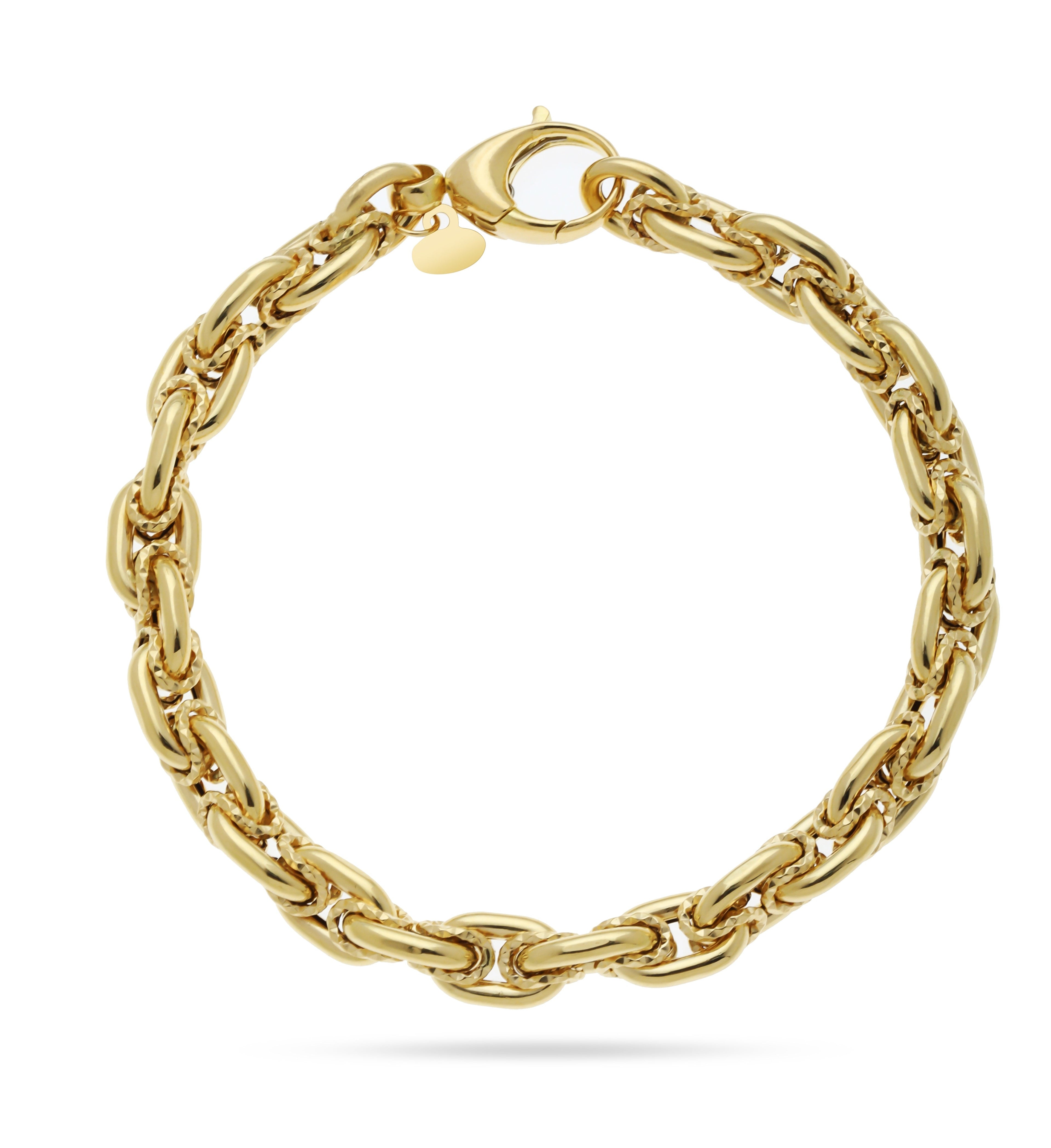 Gold Textured Link Bracelet ROKO