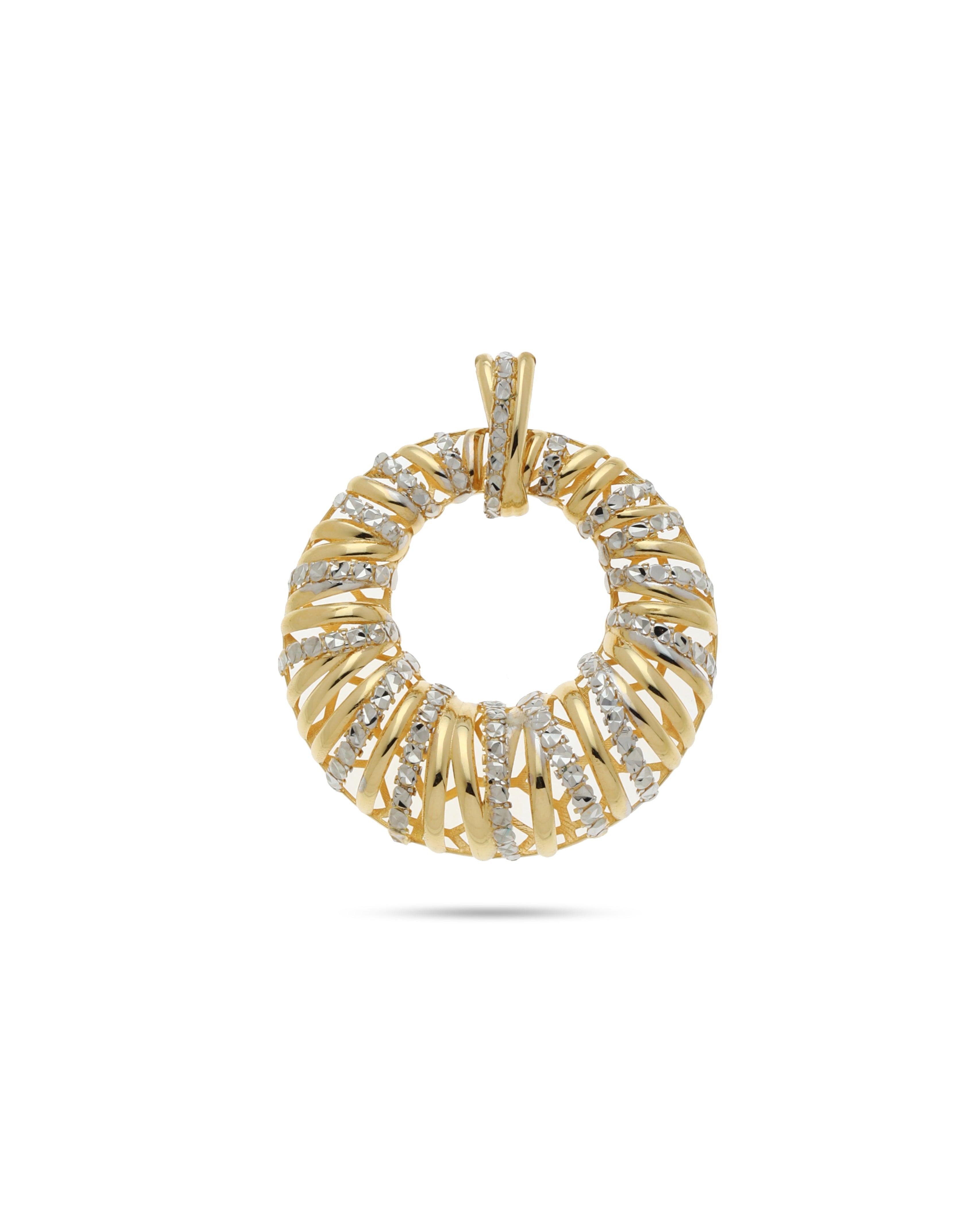 18K Gold Circle Necklace ROKO