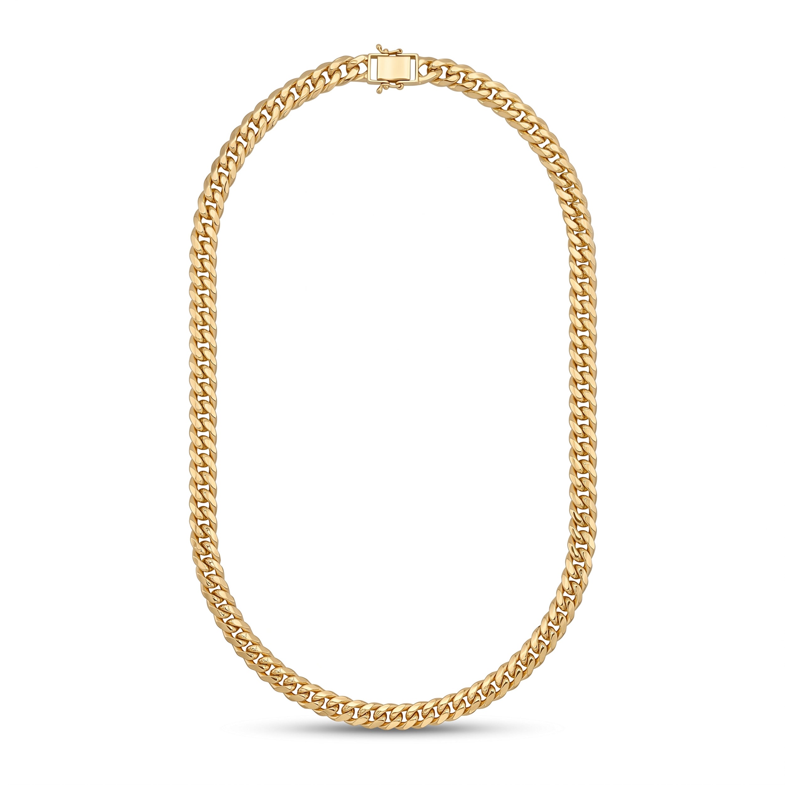 18K Gold Miami Cuban Chain Necklace
