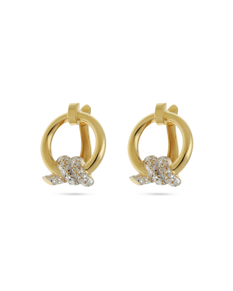 18K Gold Earrings Dubai Gold Jewelry Wholesale Supplier diamond design by Roko Gold