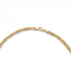 18K Yellow Gold Mariner Anchor Link Chain Necklace