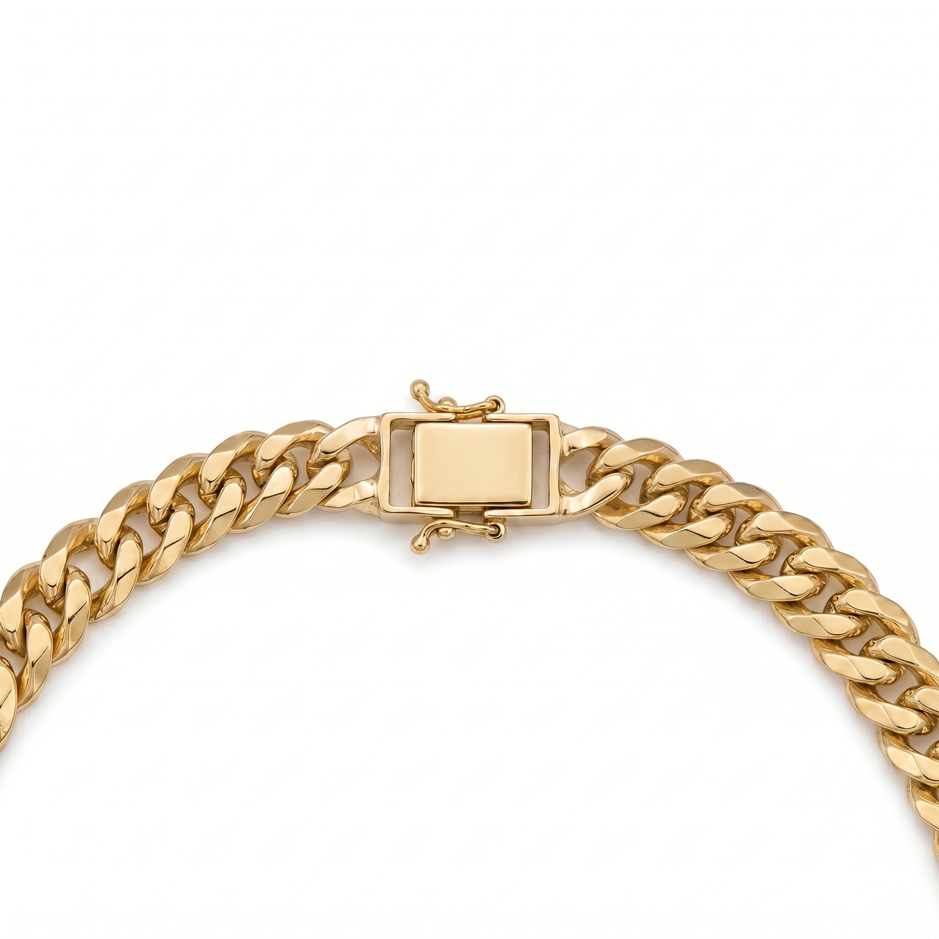 18K Gold Miami Cuban Chain Necklace