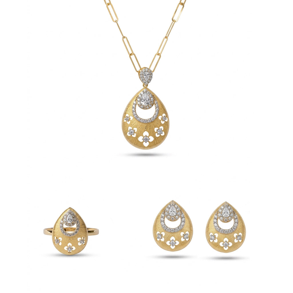 18k Luna Royale Gold Jewelry Set ROKO