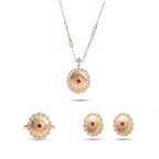 18k Aurora Leaf Gold Set ROKO