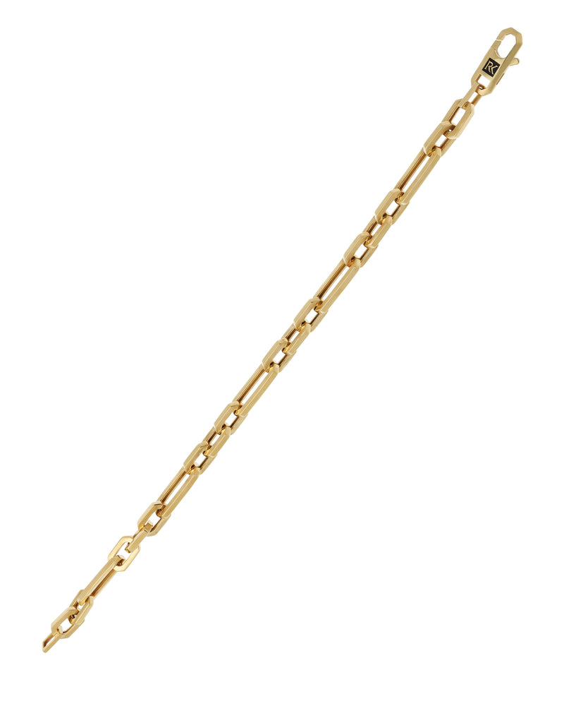 Premium Gold chain bracelet Dubai on a white background