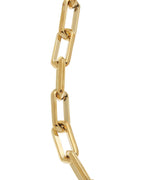 Matrix Structured Link Yellow Gold Necklace ROKO
