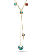 Heart & Star Drop Necklace ROKO