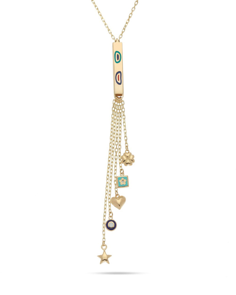 Turquoise Eye Pendant Necklace ROKO