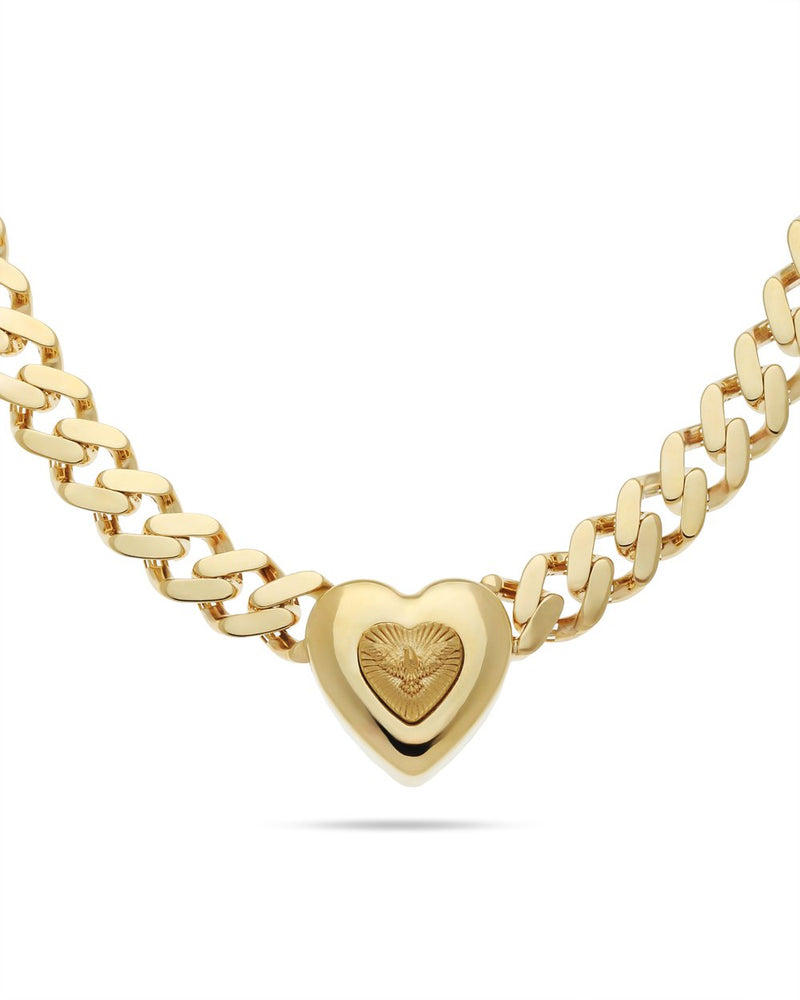 Amour Radiant Flow Yellow Gold Necklace ROKO