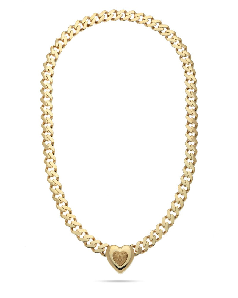Amour Radiant Flow Yellow Gold Necklace ROKO