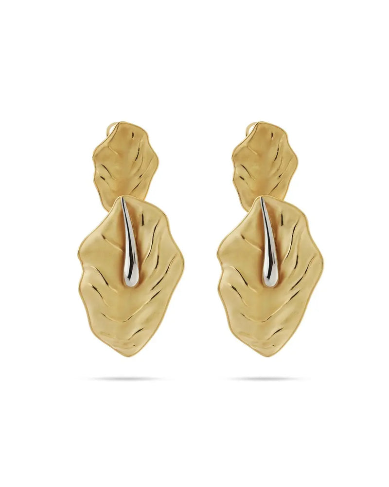 Terra Horizon Glow Gold Earrings ROKO