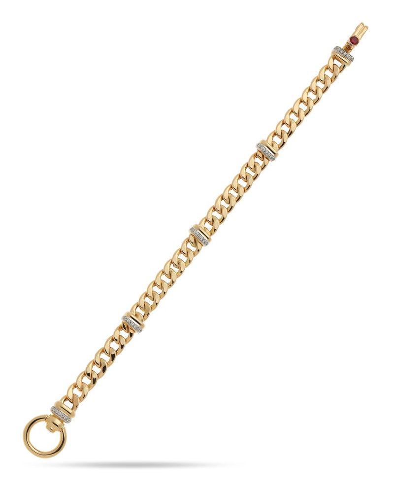Unity Circle Glow Yellow Gold Bracelet ROKO