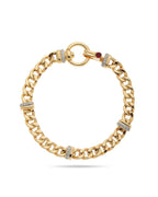 Unity Circle Glow Yellow Gold Bracelet ROKO