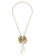 Pinnacle Crown Glow Yellow Gold Necklace ROKO