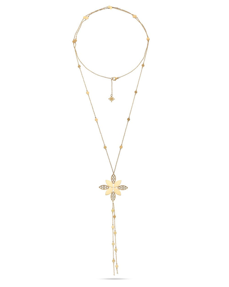 Multicolor Stone Charm Necklace ROKO