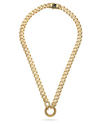 Classic Round Link Gold Necklace ROKO