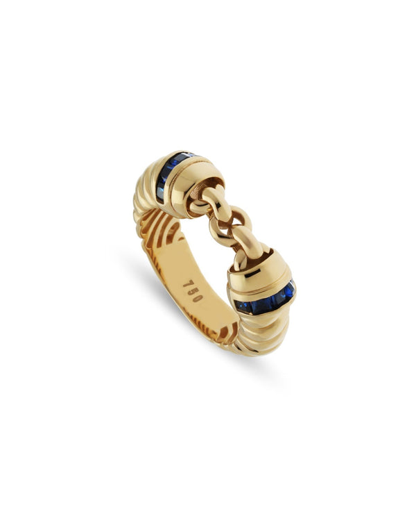 Monarch Imperial Texture Yellow Gold Ring ROKO