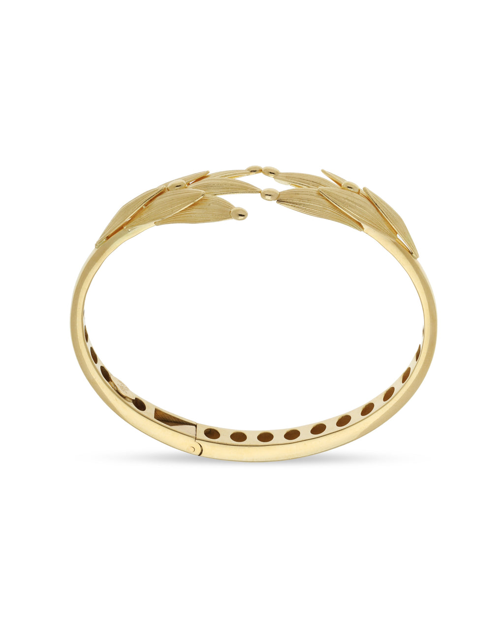 Aurora Royale Leaf Gold Bracelet – 18K Gold Jewellery Dubai ROKO