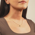 Roko Jewelers 18K Gold Tennis Padel Necklace with Pearl